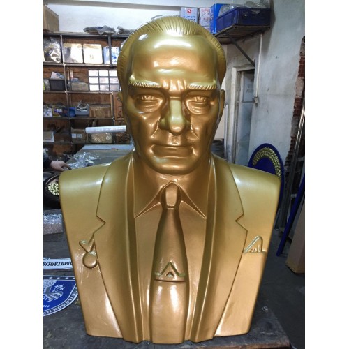 Atatürk Büstü Alüminyum 85 cm Atatürk Büstü Alüminyum 85 cm